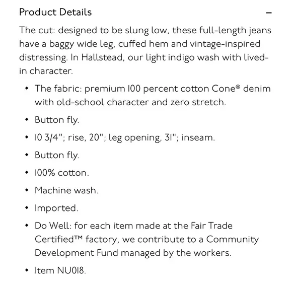 NWT Madewell Jeans - Picture 5 of 5